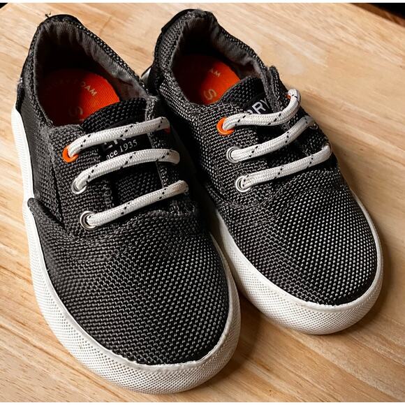 Sperry Boys Slip On Sneakers Size 5M Infant Blue White Casual Boat Shoes - Picture 1 of 6